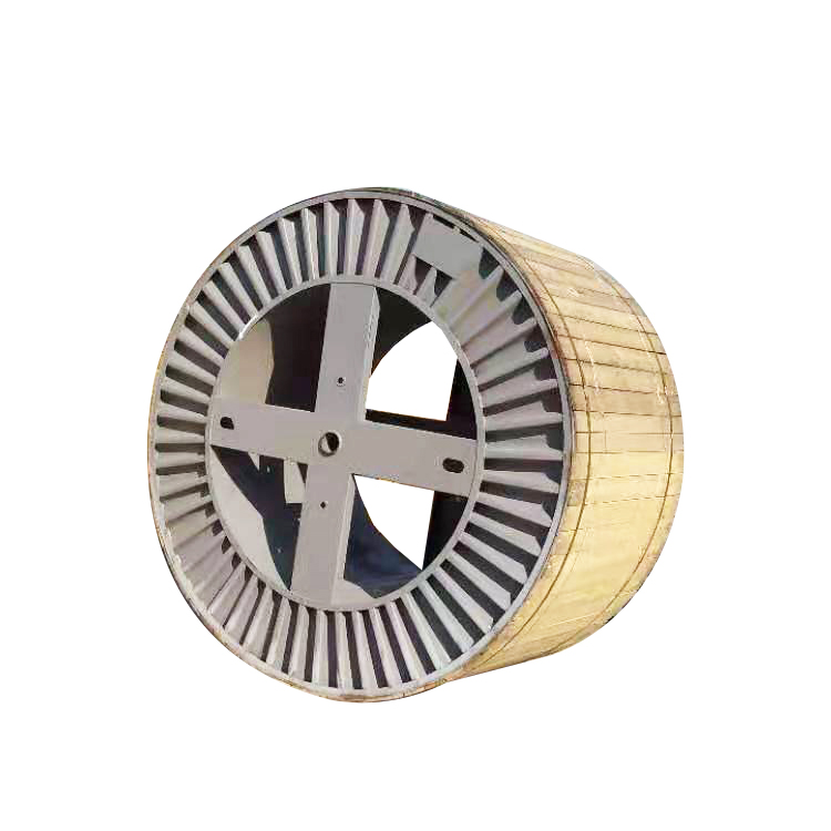Solid wood reel