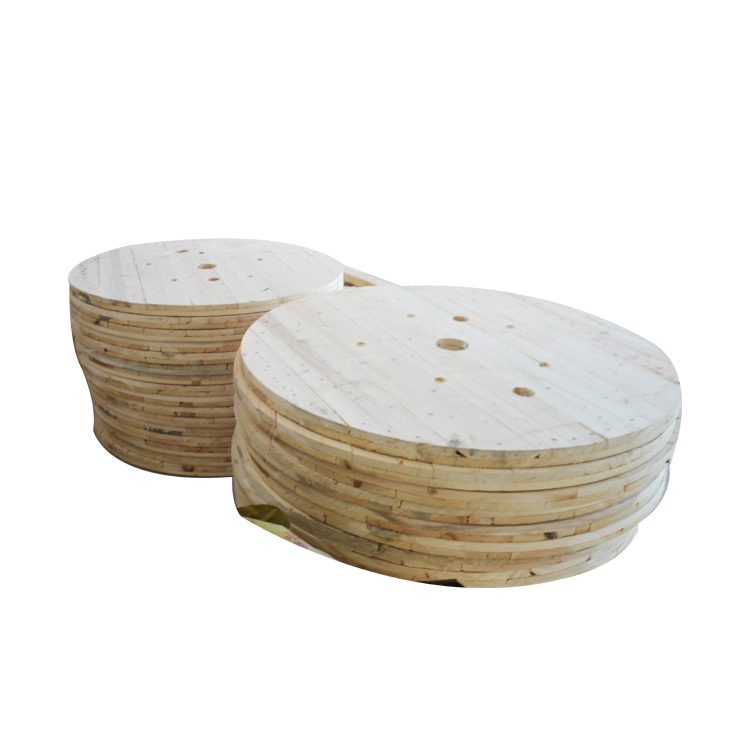 Solid wood reel